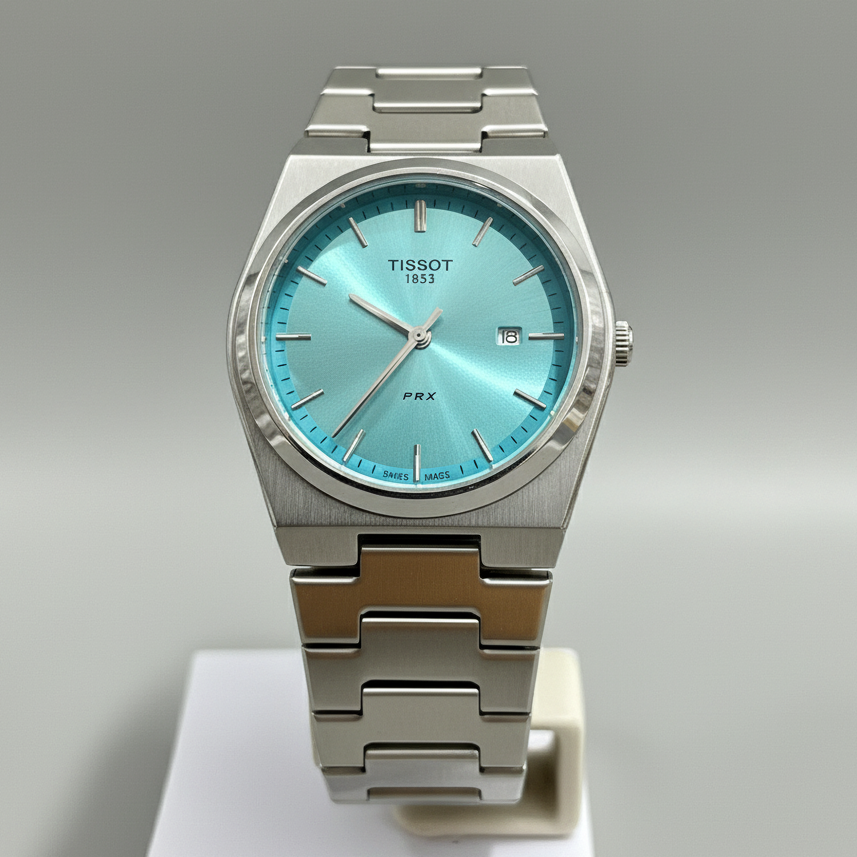 Tissot PRX blue